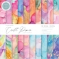 Preview: The essential Craft Papers Paper Pad - Ink Drops - Candy 6 x 6