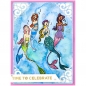 Preview: Jane Davenport Clear Stamps - Singing Mermaids
