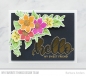 Preview: MFT Die-Namics Stanz & Stempel Set - Tropical Flowers