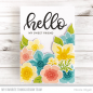 Preview: MFT Die-Namics Stanz & Stempel Set - Tropical Flowers