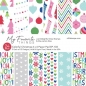Preview: MFT Design Papier 6" x 6" - Colorful Christmas