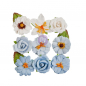 Preview: Prima Marketing Mulberry Paper Flowers - Shades of Spring/ Spring Abstract 9 Stk.