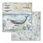 Preview: Stamperia - Arctic Antarctic - Whale 12" x 12"