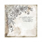 Preview: Stamperia - Romantic - Journal Corner W/Flower 12" x 12"