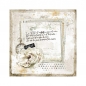 Preview: Stamperia - Romantic - Journal Letter & Clock 12" x 12"