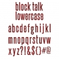 Preview: Sizzix BIGZ XL Tim Holtz - Block Talk Lowercase