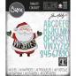 Preview: Sizzix Tim Holtz Thinlits - Santa Greetings, Colorize