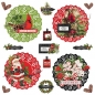 Preview: Simple Stories Chipboard Clusters - Simple Vintage Christmas Lodge