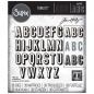 Preview: Sizzix Tim Holtz Thinlits - Alphanumerics Shadow Upper