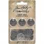 Preview: Tim Holtz - Thought Tokens - 18 Stk.