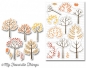 Preview: MFT Die-Namics Stanz & Stempel Set - Modern Trees