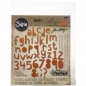 Preview: Sizzix Tim Holtz DIE Set - Alphanumeric Cutout LOWER