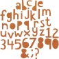 Preview: Sizzix Tim Holtz DIE Set - Alphanumeric Cutout LOWER