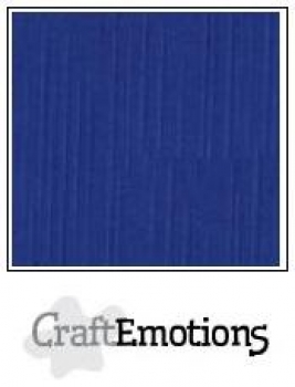 Craft Emotions Leinenkarton - Blau