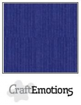 Craft Emotions Leinenkarton - Saphirblau