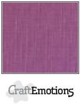 Craft Emotions Leinenkarton - Purper