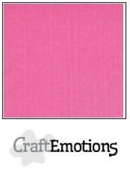 Craft Emotions Leinenkarton - Magenta