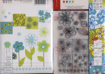20 Clearstamps - Flowers 
