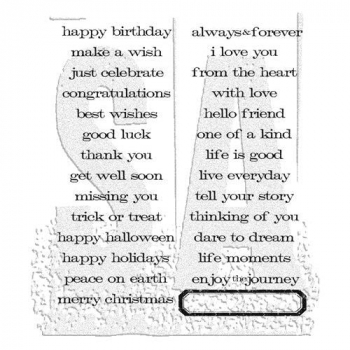 Tim Holtz Stempelset - Tall Text