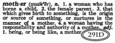 Mother definition