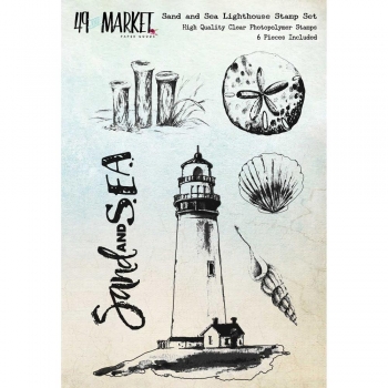 49 and Market Clear Stamp`s - Sand and Sea Lighthouse