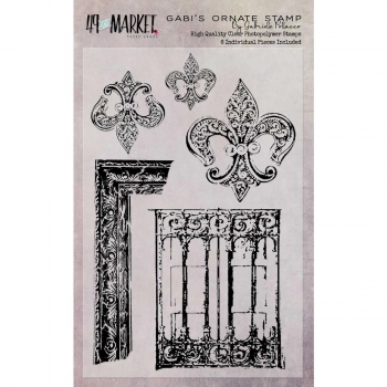 49 and Market Clear Stamp`s - Gabi`s Ornate Stamp