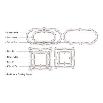 Sizzix Framelits - Charmes Fancy