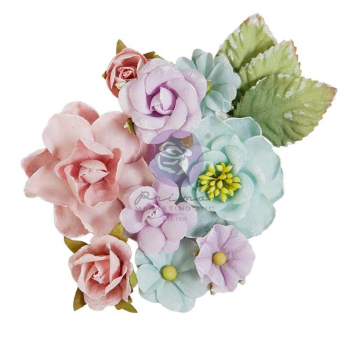 Prima Marketing Paper Flowers - In Full Bloom - Spring Breeze 12 Stk.