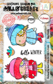 AALL & CREATE Clear Stamps - Hey Frosty #1194