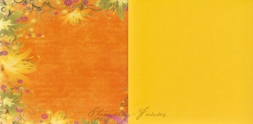 orange Blumen / schlicht gelb