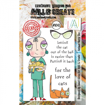 AALL & CREATE Clear Stamps - Animal Nurse Dee #1043