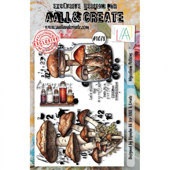 AALL & CREATE Clear Stamps - Mycelium Potions #1078