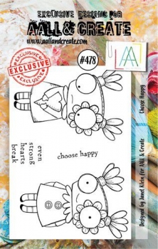 AALL & CREATE Clear Stamps - Choose Happy #478