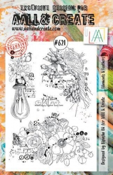 AALL & CREATE Clear Stamps - Filaments & Feathers #621