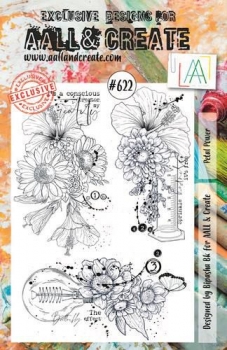 AALL & CREATE Clear Stamps - Petal Power #622