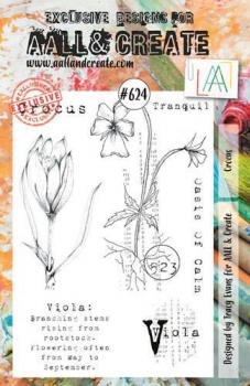 AALL & CREATE Clear Stamps - Crocus #624