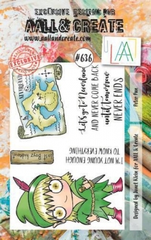 AALL & CREATE Clear Stamps - Peter Pan #636