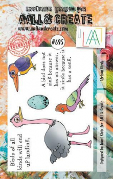 AALL & CREATE Clear Stamps - African Birds #695