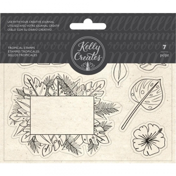 Kelly Creates - Acrylic Tropicalh Stamps