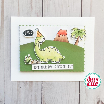 Avery Elle Clearstamps - Dino-mite Day