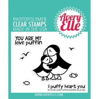 Avery Elle Clearstamps - Love Puffin