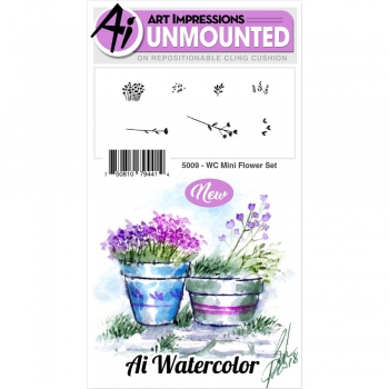 Art Impressions Ai Watercolor - Mini Flower Set