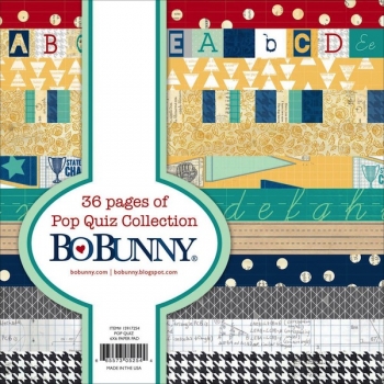 Bo Bunny Paper Pad - Pop Quiz Collection 6" x 6"