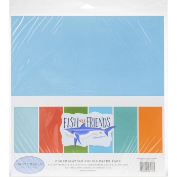 Carta Bella - Solid Kit - 12" x 12" - Fish are Friends