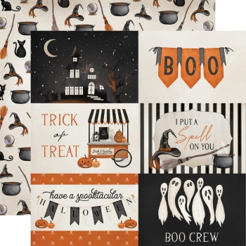 Carta Bella Halloween Market - 4x6 Journaling Cards 12" x 12" 