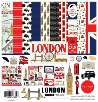 Carta Bella - Collection Kit - 12" x 12" - London