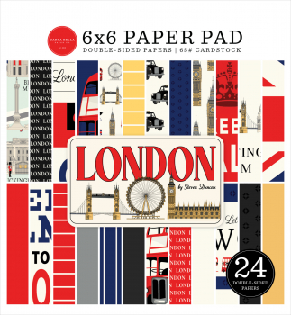 Carta Bella Paper Pack - London - 6" x 6"