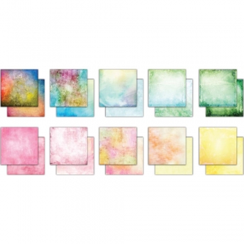 The essential Craft Papers Paper Pad - Grunge - Light Tones - 12 x 12