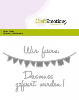 Craft Emotions Stanze - Wir feiern