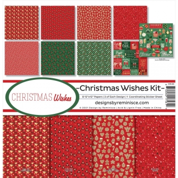 Reminisce - Collection Kit - 12" x 12" - Christmas Wishes Kit